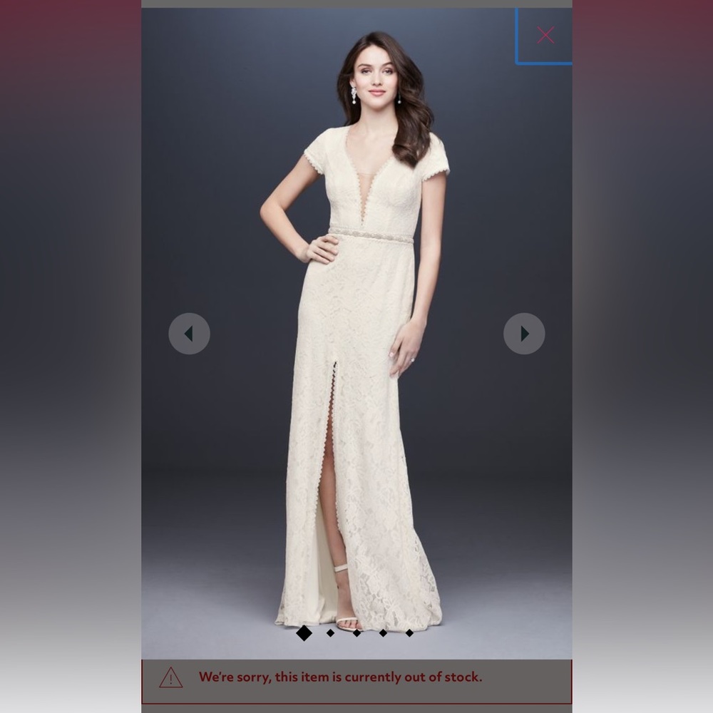 David’s bridal wedding dress